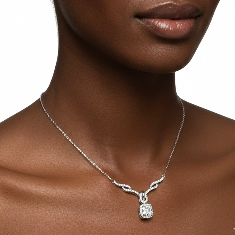 The Ethereal Wing Necklace, Silver
