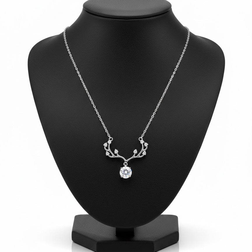 The Aspen Crest Necklace, Silver