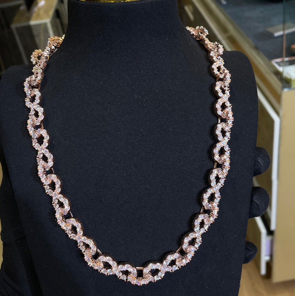Infinity links Neckchain (LAB DIAMONDS 💎)