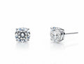 Round stud earrings