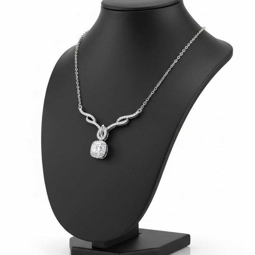 The Ethereal Wing Necklace, Silver