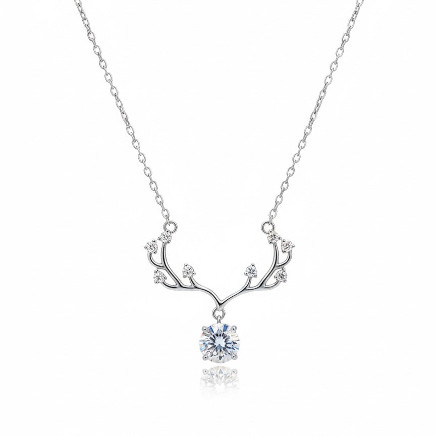 The Aspen Crest Necklace, Silver