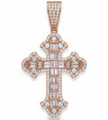 Legacy Cross Pendant with 4mm tennis chain.