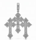 3 in 1 Cross Pendant with 6mm tennis chain