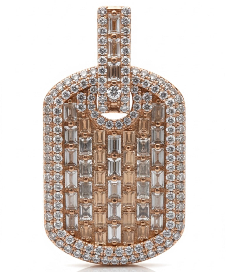 DTAG Pendant with 3mm tennis chain