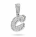 The Lagacy C Pendant with 4mm tennis chain