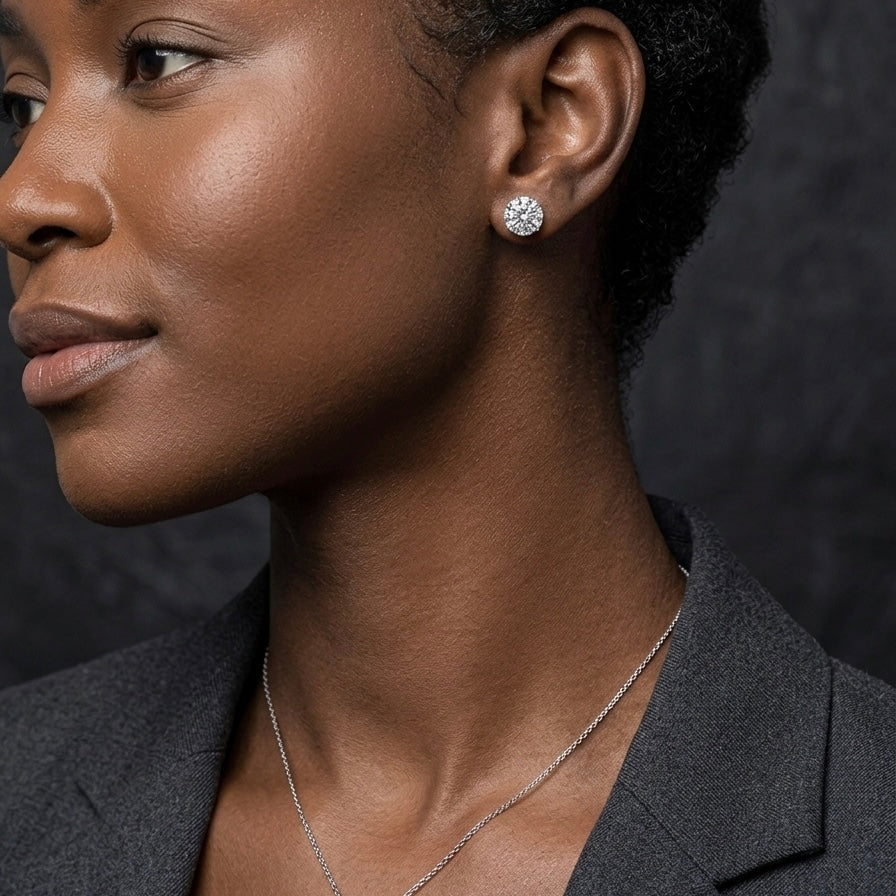Free Demigod Stud Earrings