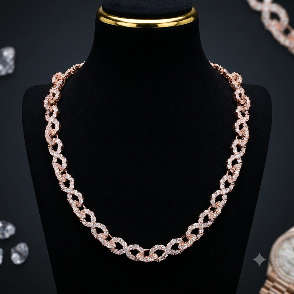 Infinity links Neckchain (LAB DIAMONDS 💎)